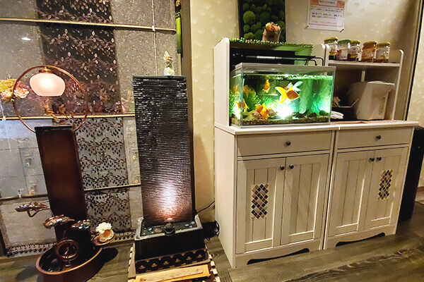 待合・無料ドリンク(韓国伝統茶)